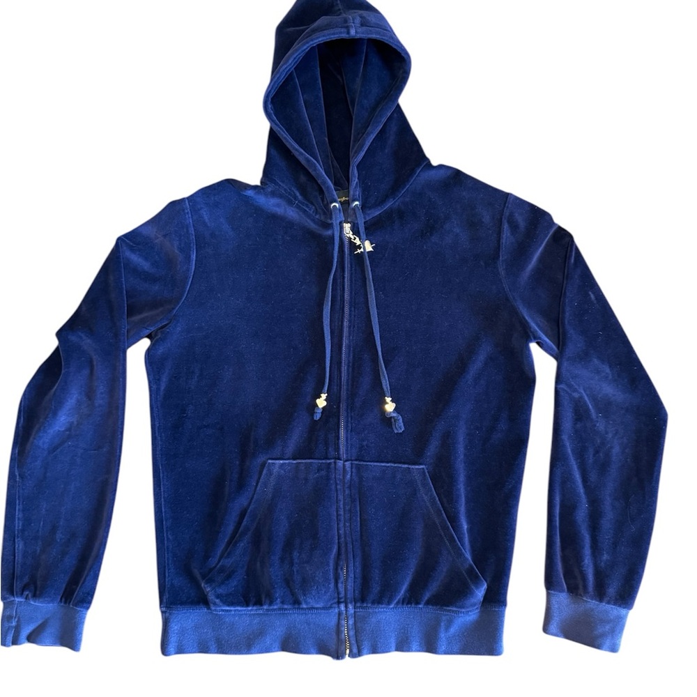 Juicy Couture Navy Velour Jacket